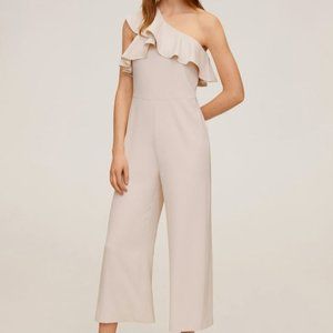 Frilled Long Jumpsuit